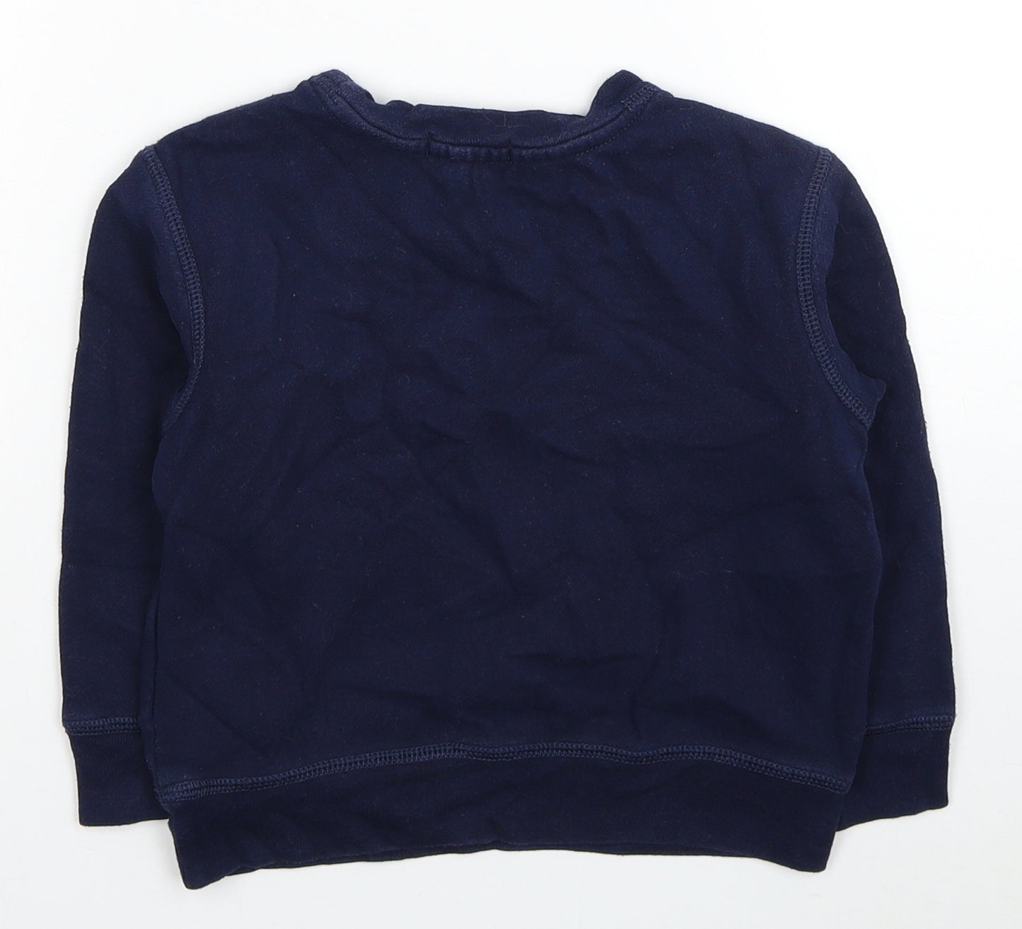 Polo Ralph Lauren Boys Blue Cotton Pullover Sweatshirt Size 3 Years Pullover
