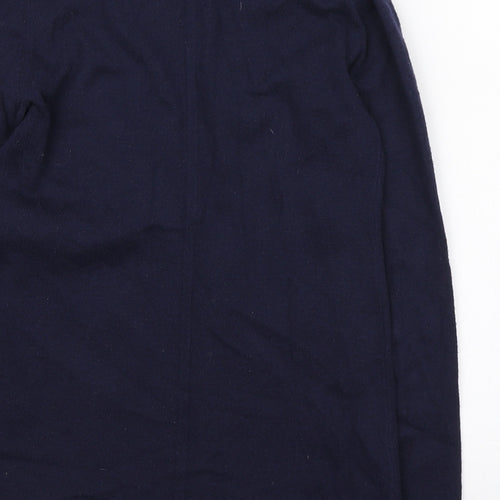 Gap Womens Blue V-Neck Acrylic Cardigan Jumper Size 2XS