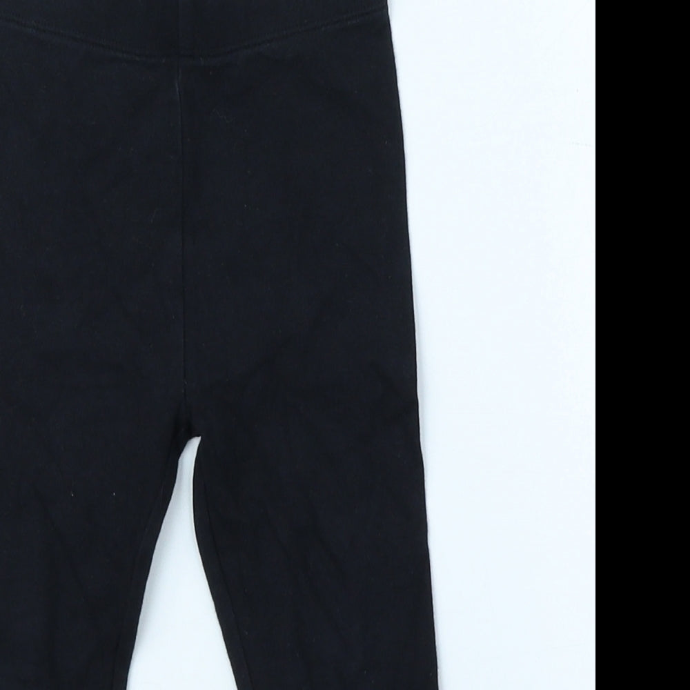 NEXT Black Cotton Pedal Pusher Leggings Size 12-18 Months Pullover