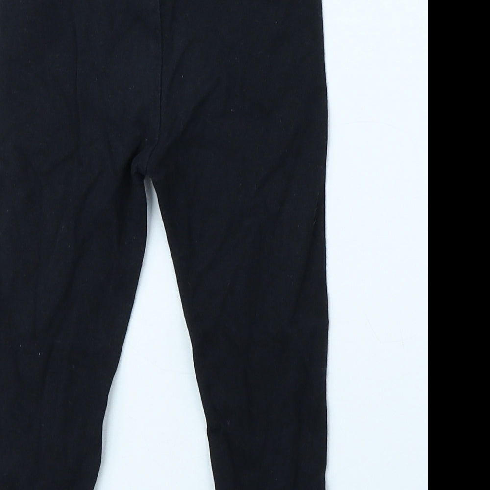 NEXT Black Cotton Pedal Pusher Leggings Size 12-18 Months Pullover