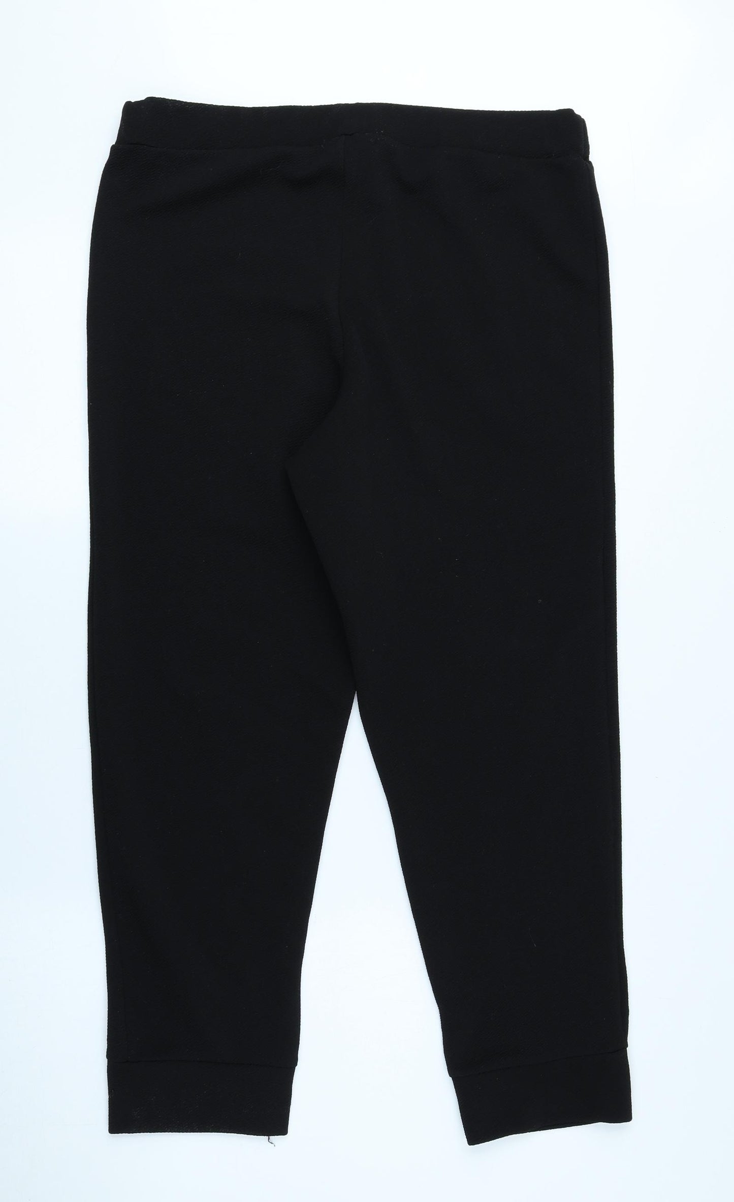 Select Womens Black Polyester Jogger Leggings Size 18 L23 in