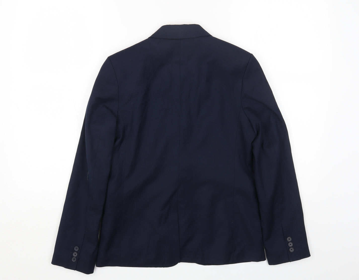 H&M Boys Blue Jacket Blazer Size 11-12 Years Button