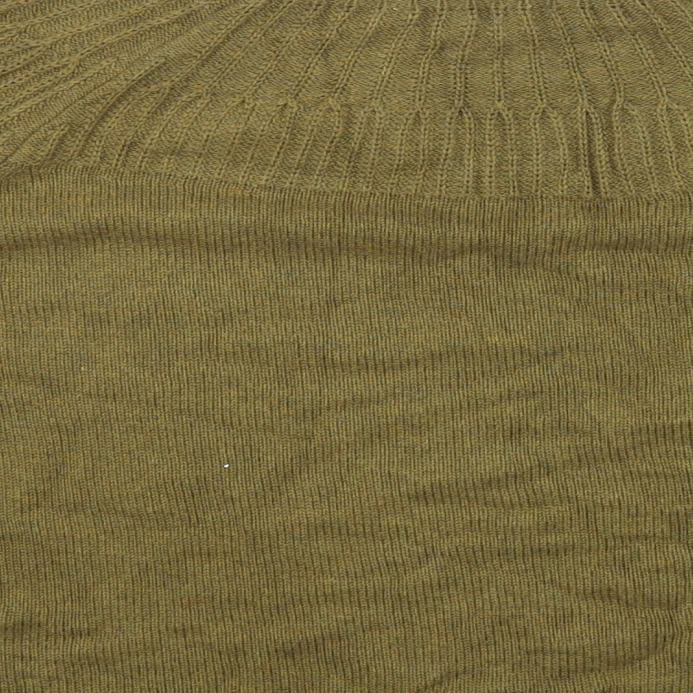 Seasalt Womens Green Round Neck Cotton Pullover Jumper Size 14