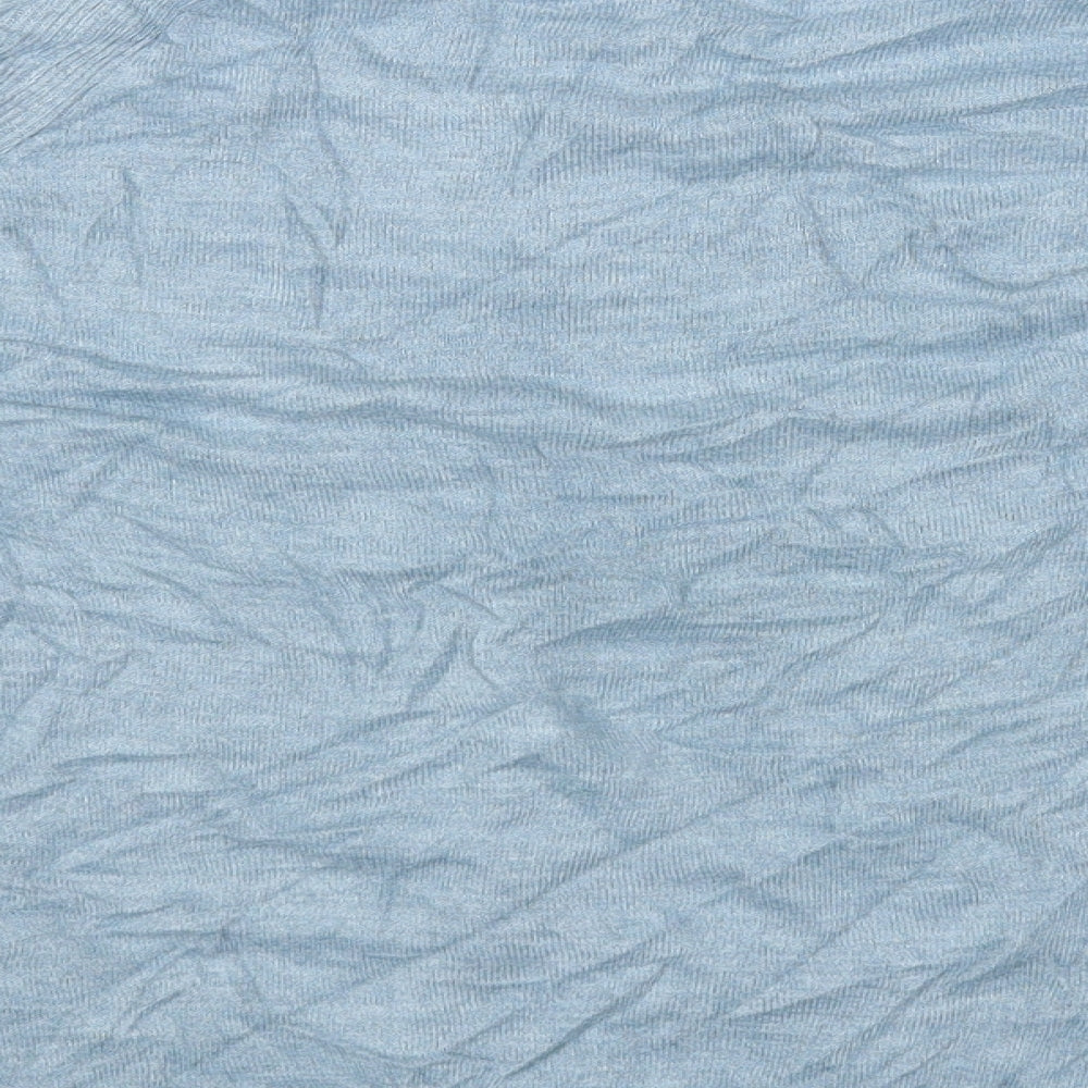 Marks and Spencer Womens Blue Round Neck Acrylic Pullover Jumper Size 16