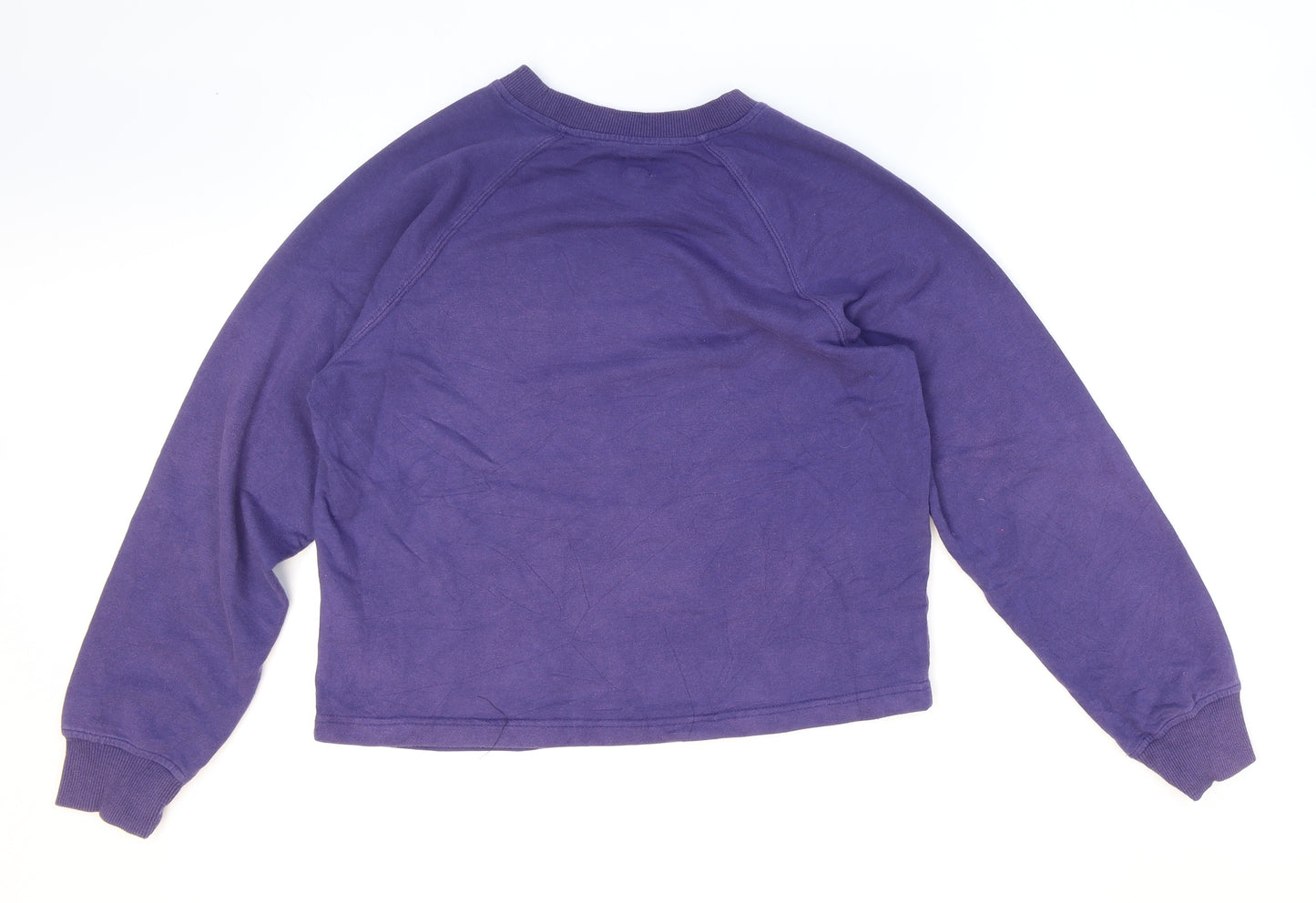 Juicy Couture Womens Purple Cotton Pullover Sweatshirt Size S Pullover - Cropped. Juicy