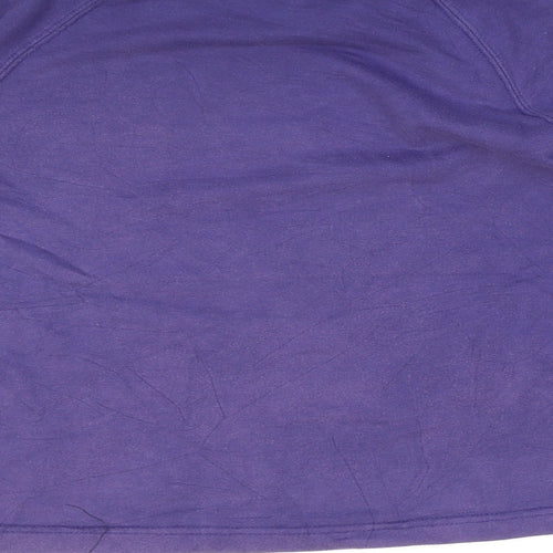 Juicy Couture Womens Purple Cotton Pullover Sweatshirt Size S Pullover - Cropped. Juicy