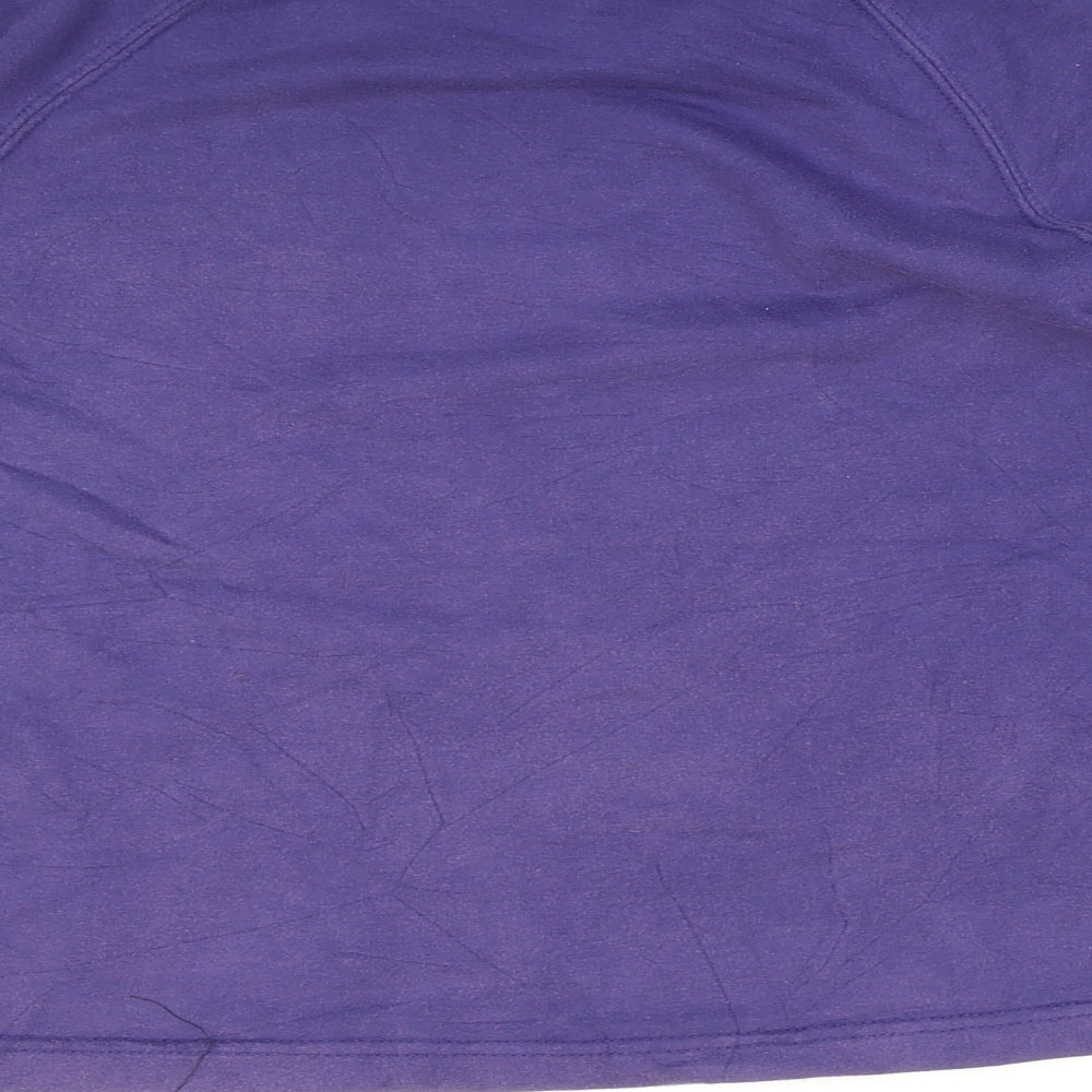 Juicy Couture Womens Purple Cotton Pullover Sweatshirt Size S Pullover - Cropped. Juicy