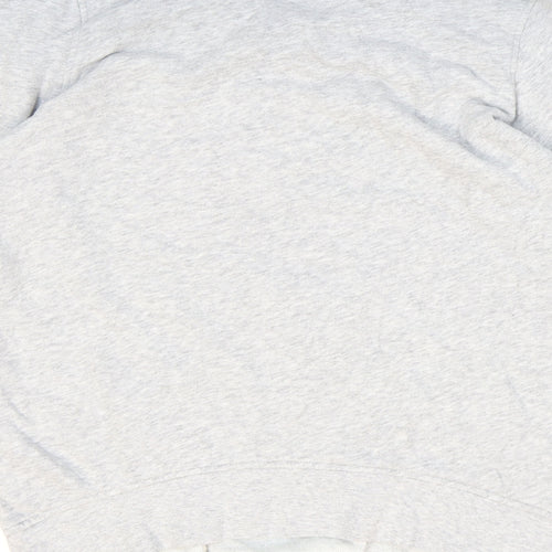 H&M Womens Grey Round Neck Cotton Pullover Jumper Size M - Dragonfly