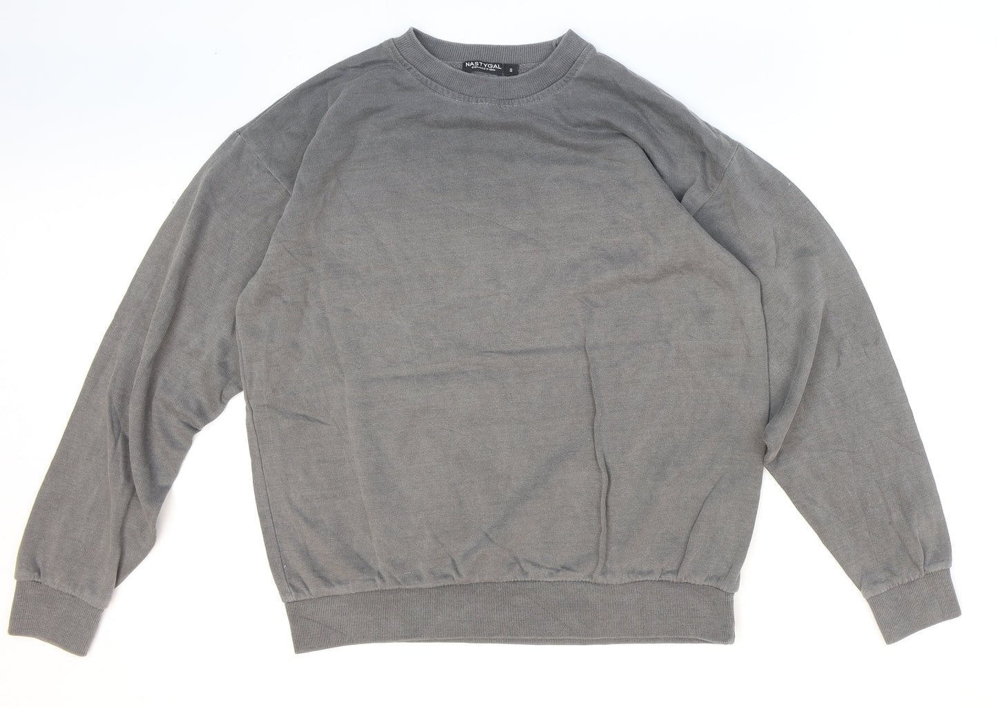 Nasty Gal Womens Grey Polyester Pullover Sweatshirt Size S Pullover - My body. My rules. My decision