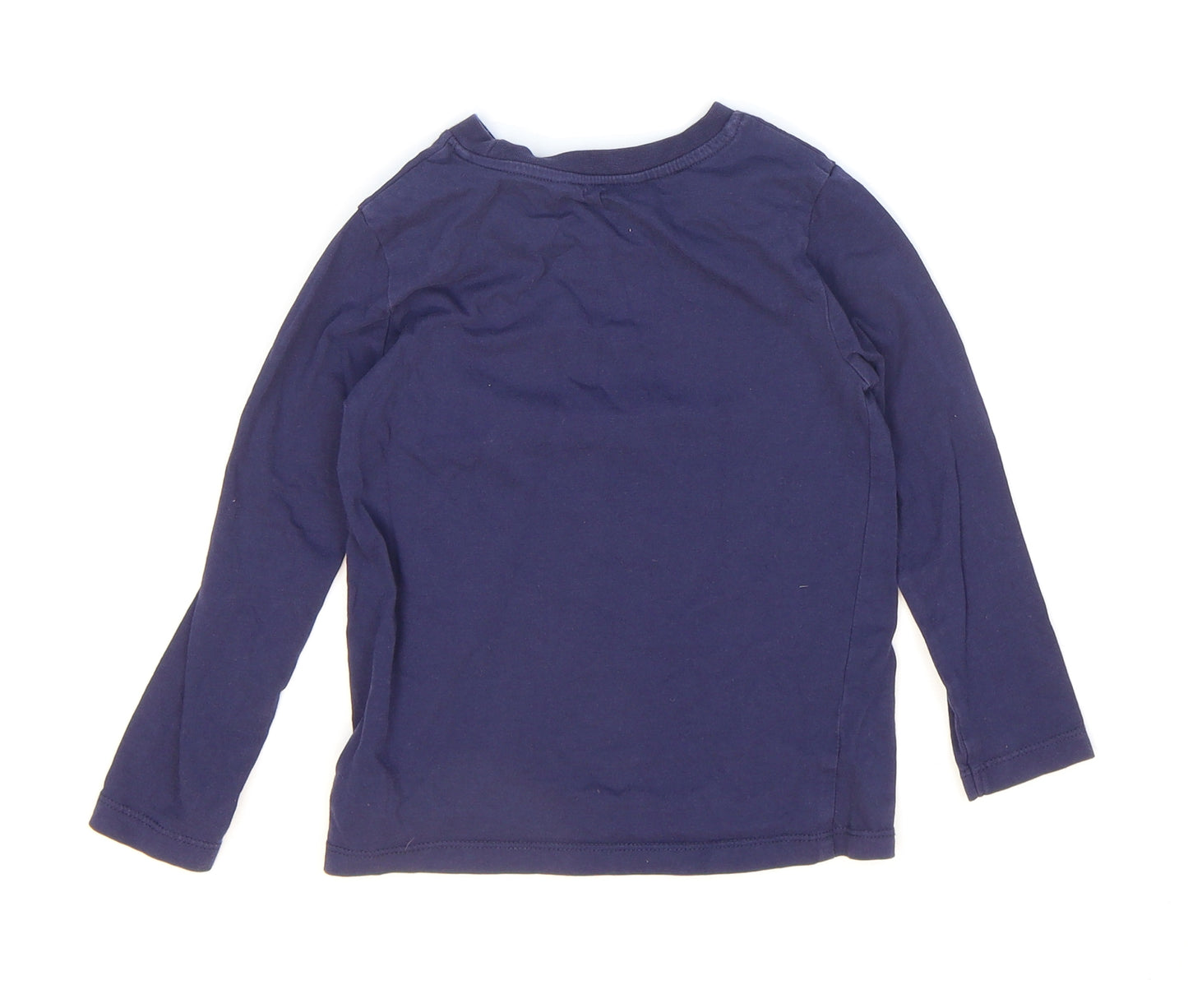 George Boys Blue 100% Cotton Basic T-Shirt Size 3-4 Years Round Neck Pullover - My Nana is a Superhero! Dinosaurs