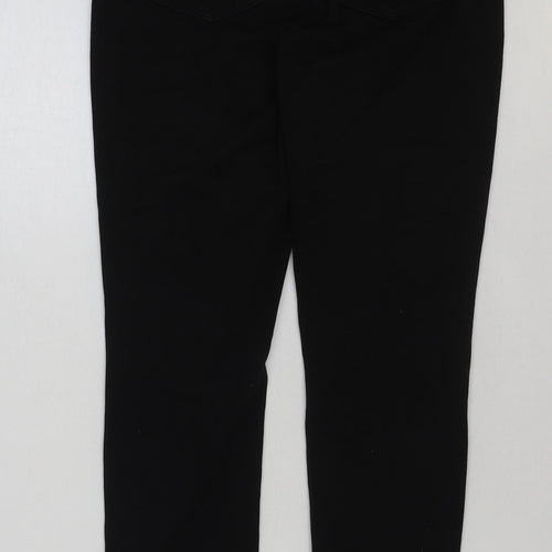 Uniqlo Womens Black Cotton Jegging Jeans Size M L26 in Regular Button