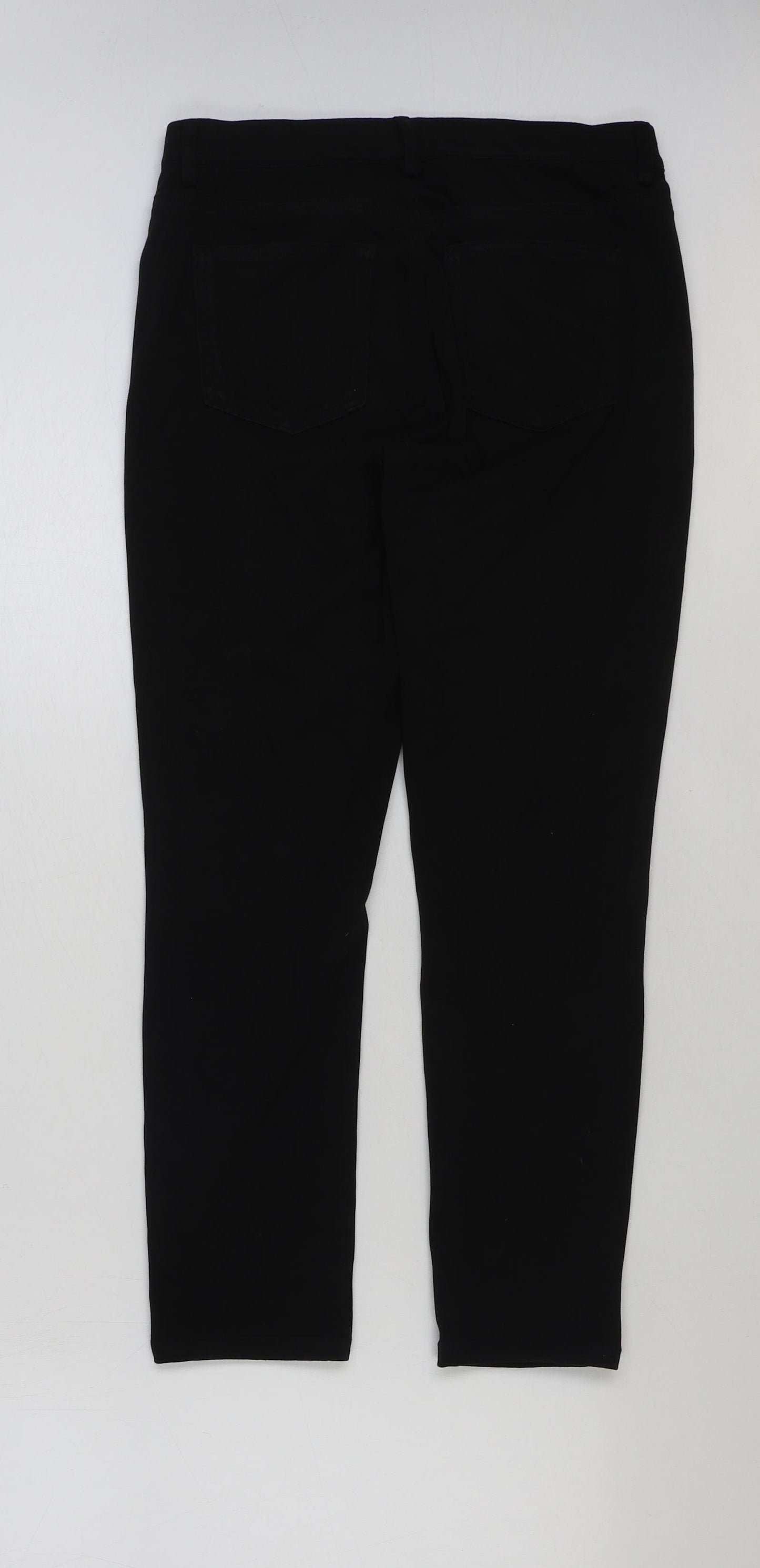 Uniqlo Womens Black Cotton Jegging Jeans Size M L26 in Regular Button