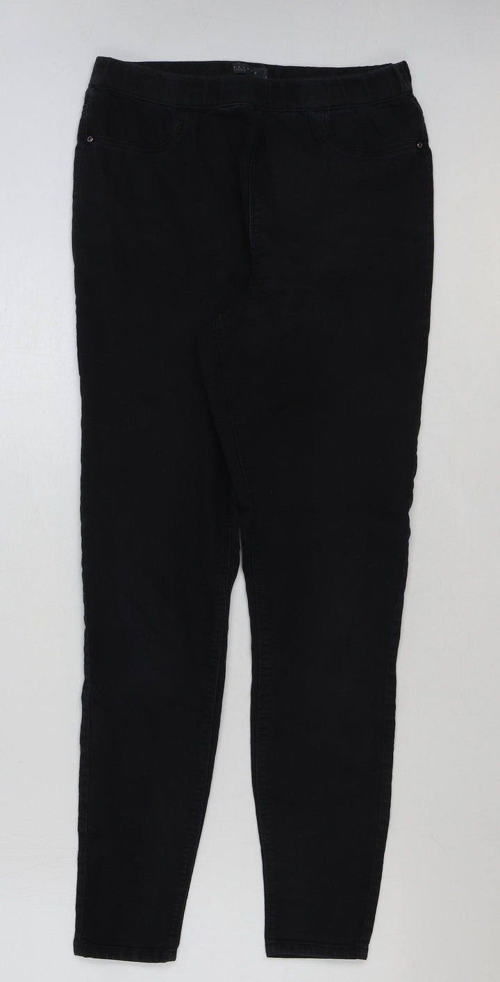 Papaya Womens Blue Cotton Jegging Jeans Size 10 L28 in Regular