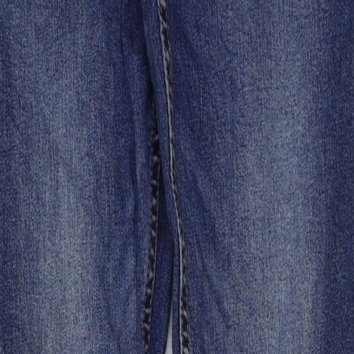 JACK & JONES Mens Blue Cotton Skinny Jeans Size 30 in L32 in Slim Button