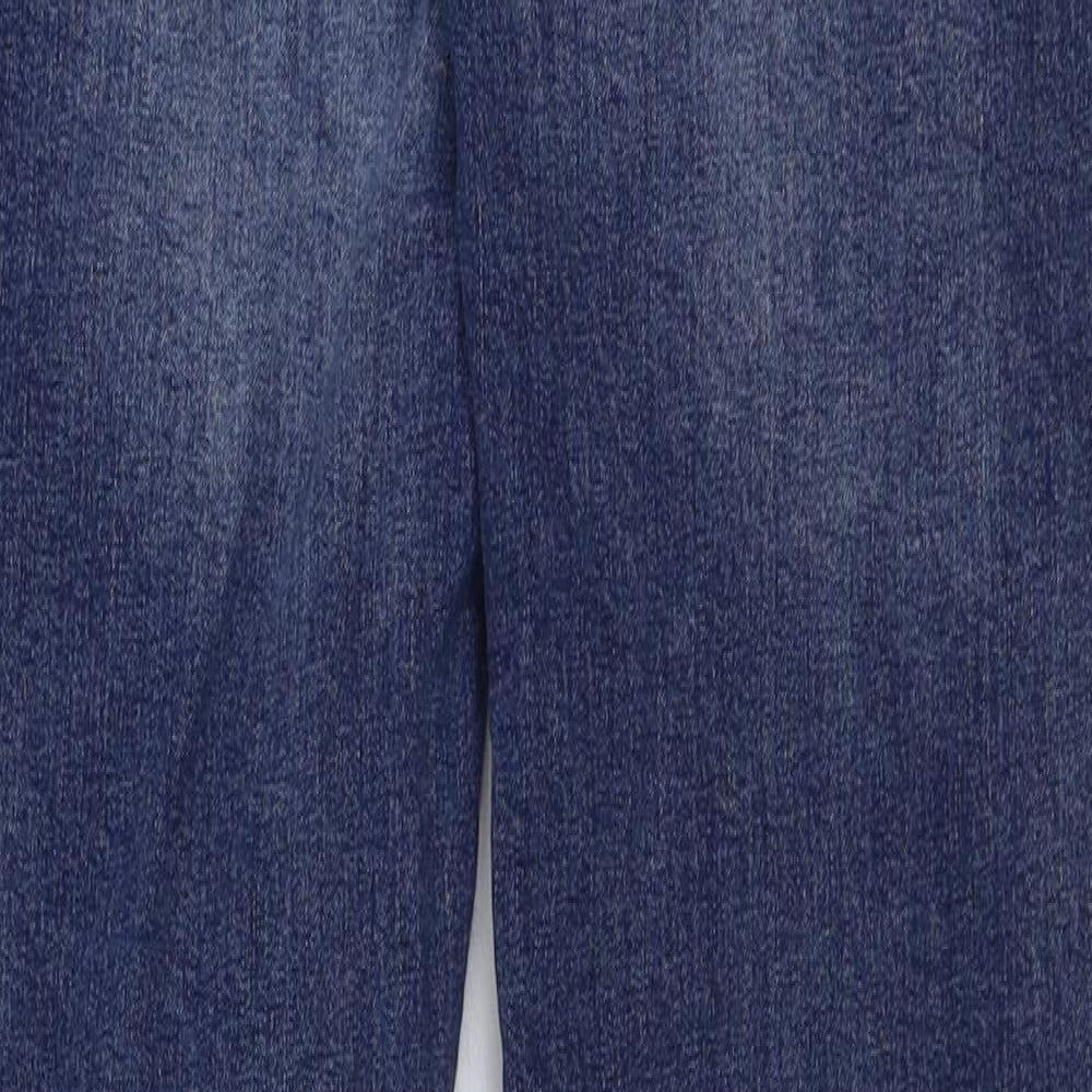 JACK & JONES Mens Blue Cotton Skinny Jeans Size 30 in L32 in Slim Button