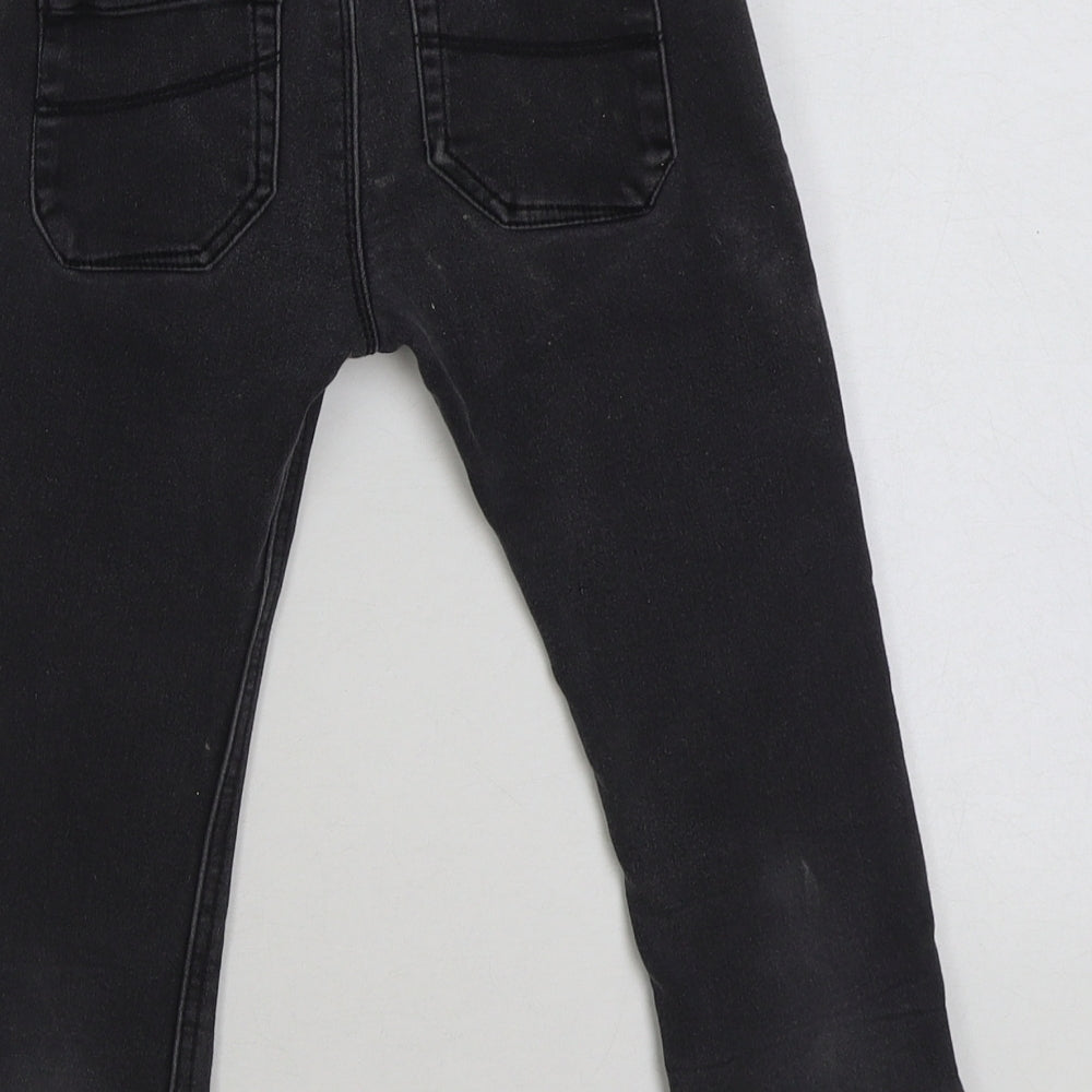NEXT Boys Grey Cotton Skinny Jeans Size 2-3 Years Regular Pullover