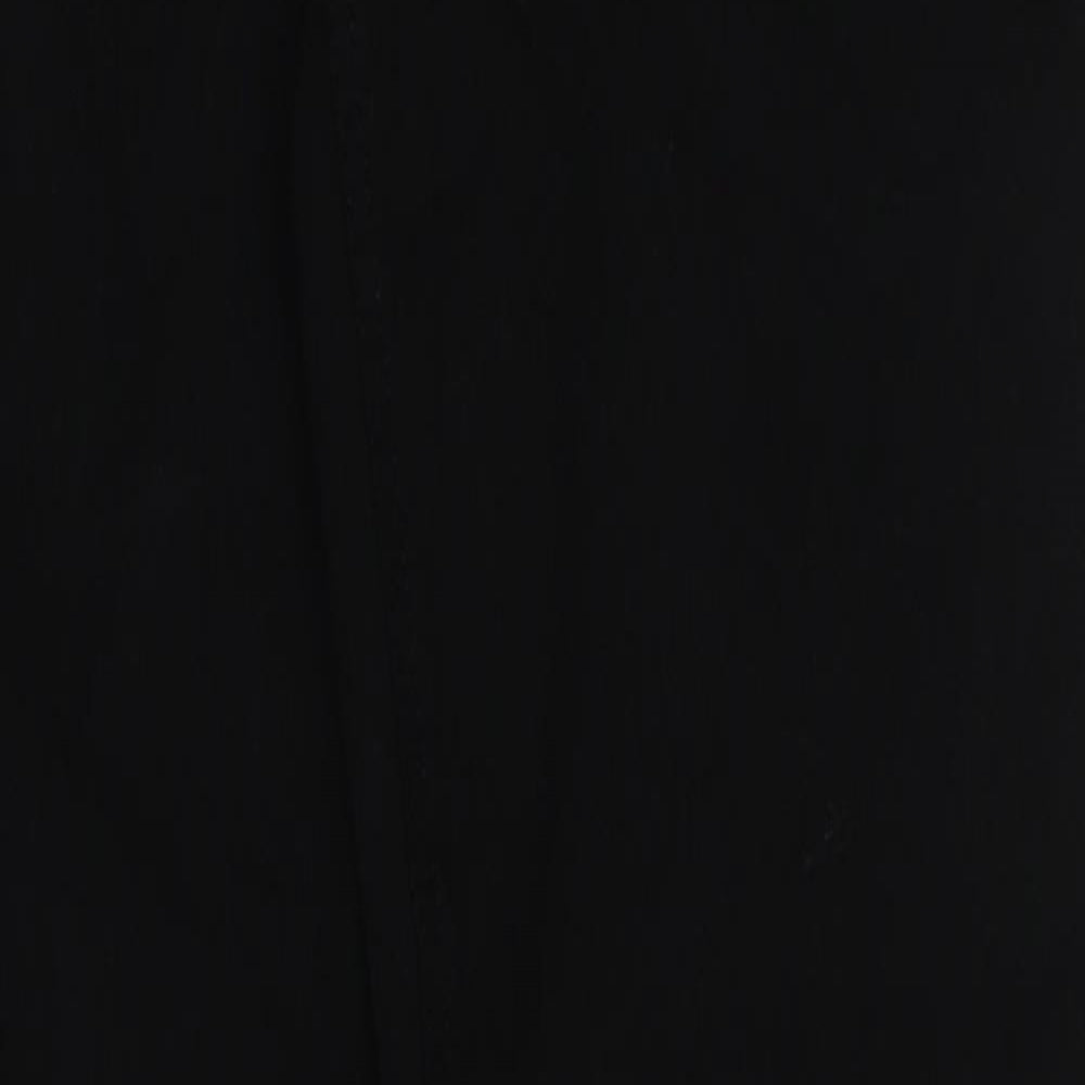 Marks and Spencer Womens Black Cotton Skinny Jeans Size 6 L30 in Regular Button