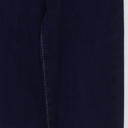 Signature by Levi Strauss & Co. Mens Blue Cotton Straight Jeans Size 28 in L29 in Regular Button