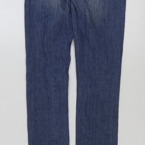 &denim Womens Blue Cotton Skinny Jeans Size 28 in L32 in Regular Button