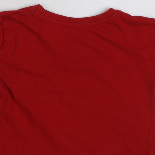 Primark Baby Red Polyester Basic T-Shirt Size 18-24 Months Round Neck Pullover - Monsters