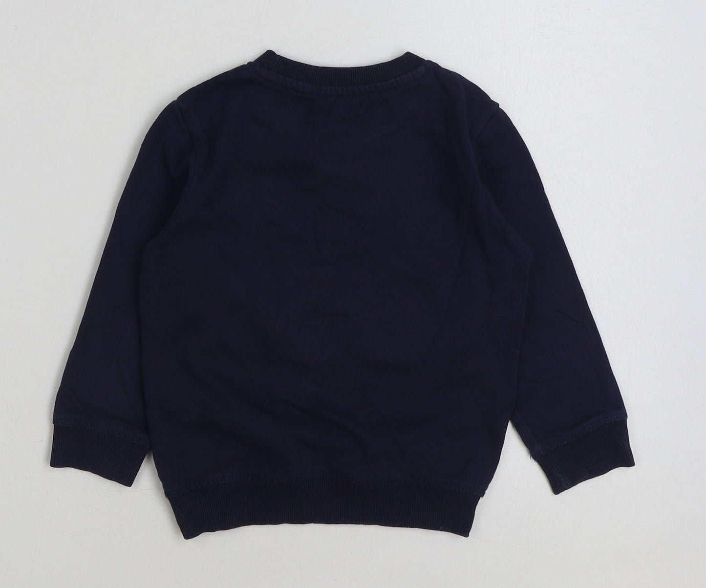 Blue Zoo Boys Blue Cotton Pullover Sweatshirt Size 3-4 Years Pullover - Level Up