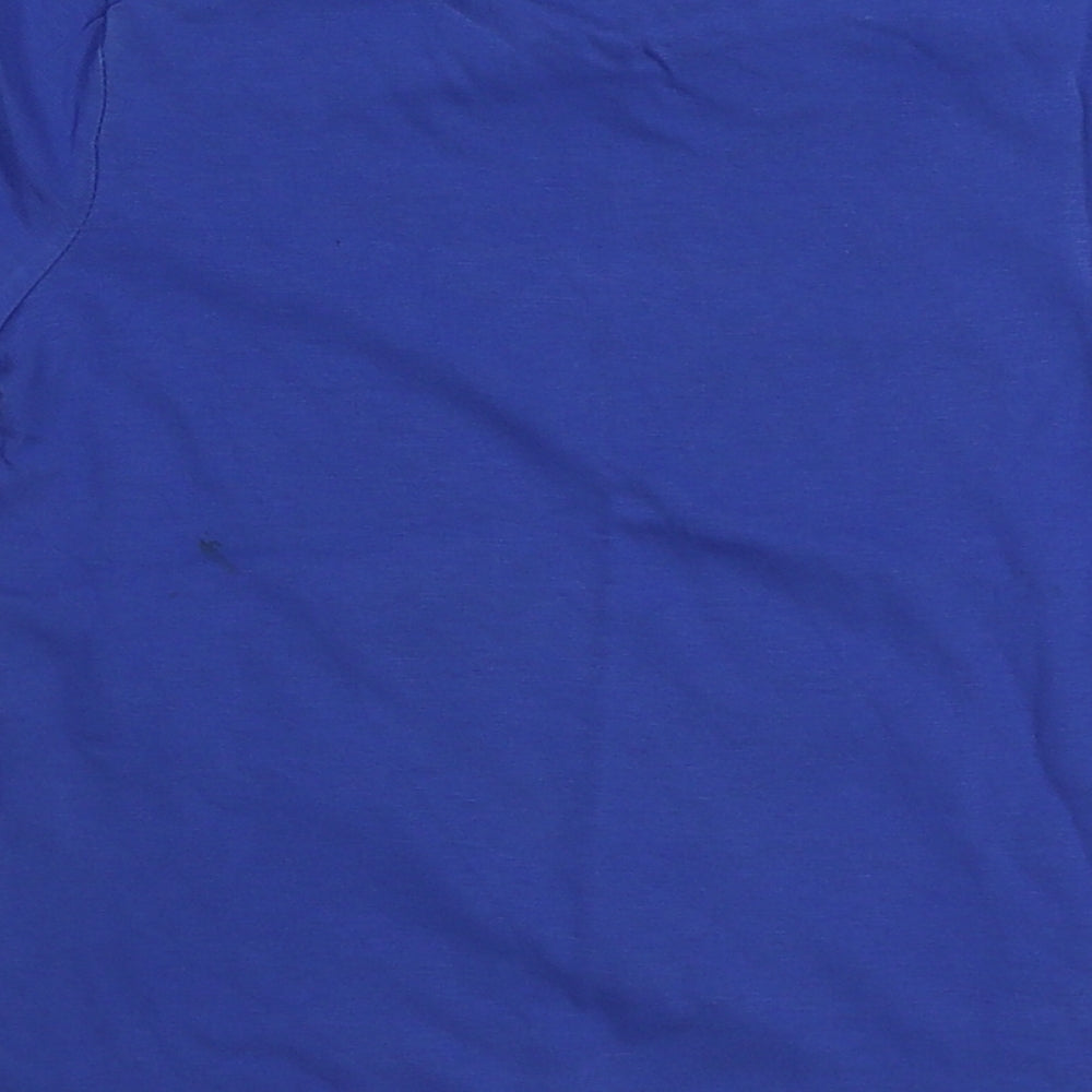 Nutmeg Boys Blue Cotton Basic T-Shirt Size 3-4 Years Round Neck Pullover - George Peppa pig