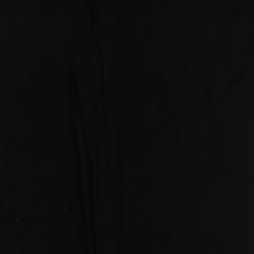 George Mens Black Cotton Skinny Jeans Size 36 in L32 in Regular Button