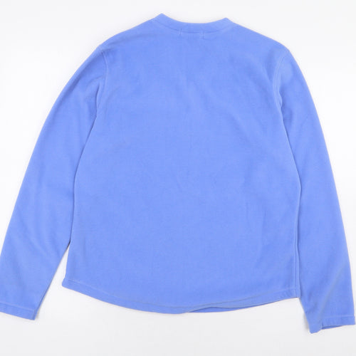 George Womens Purple Polyester Pullover Sweatshirt Size M Pullover - V-Neck