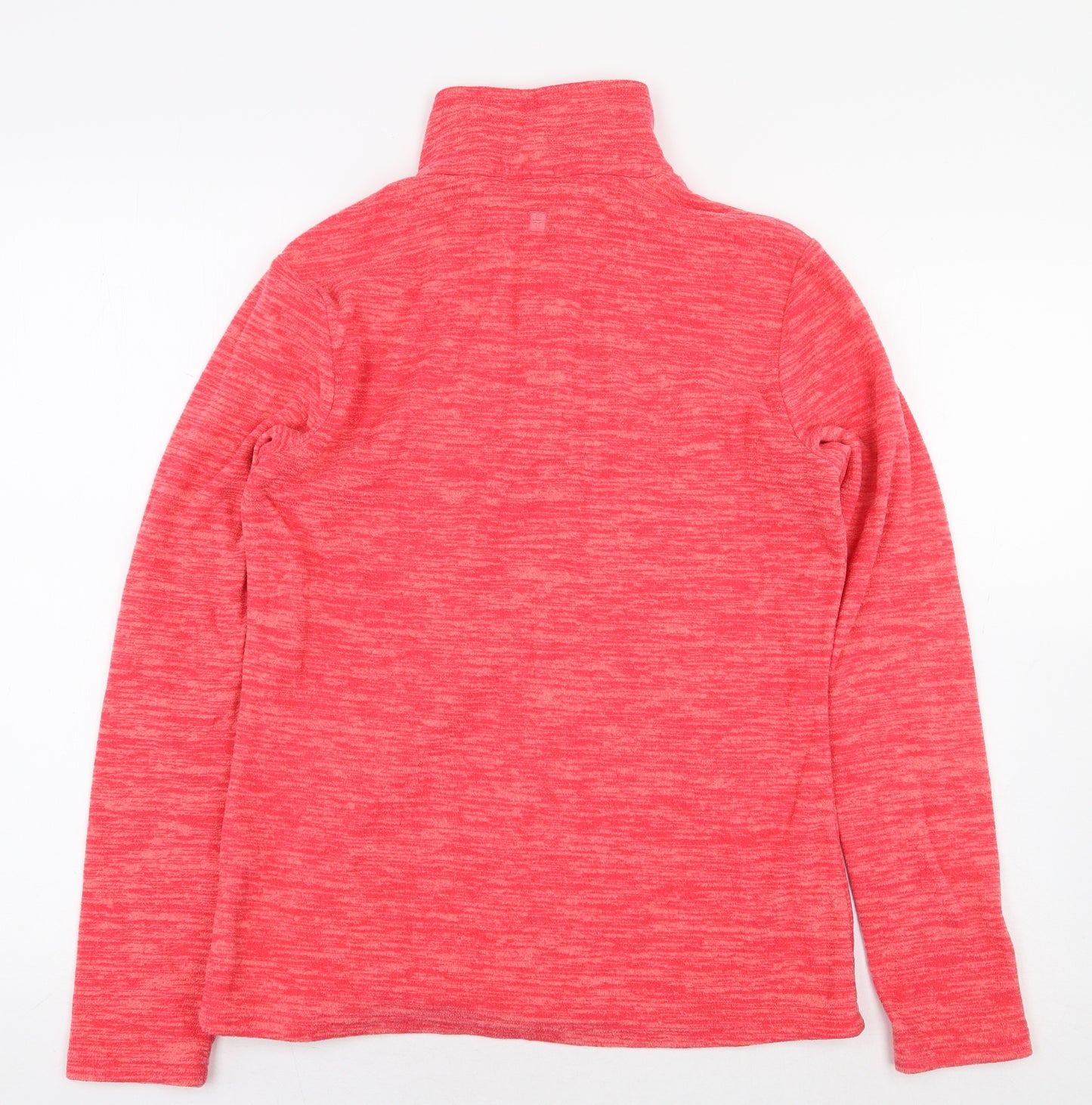 Mountain Warehouse Womens Red Polyester Pullover Sweatshirt Size 10 Zip