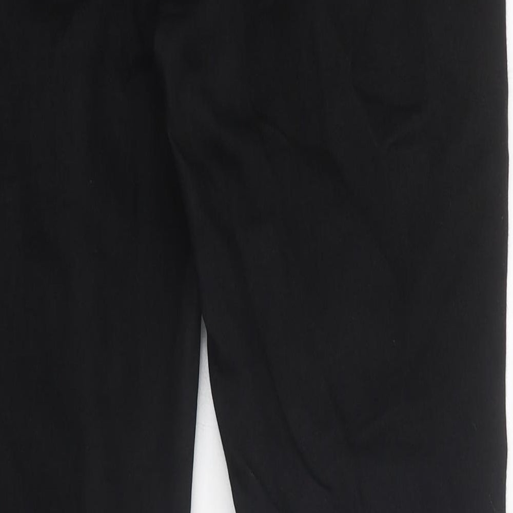Preworn Womens Black 100% Cotton Skinny Jeans Size 30 in L29 in Regular Zip