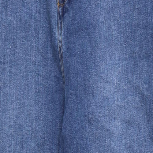 PRETTYLITTLETHING Womens Blue 100% Cotton Skinny Jeans Size 28 in L27 in Regular Zip