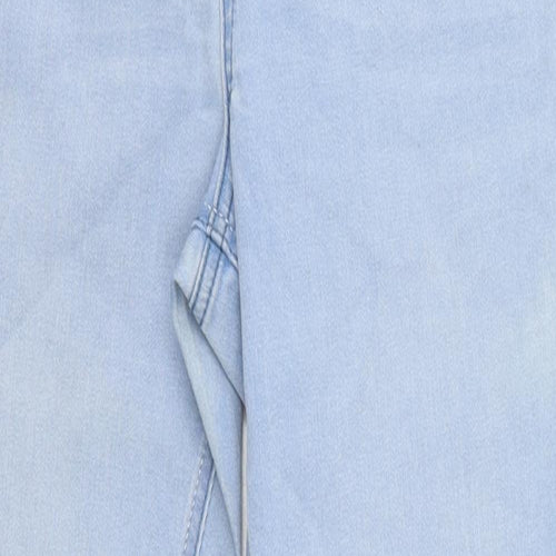 Preworn Womens Blue 100% Cotton Skinny Jeans Size 30 in L27 in Regular Zip