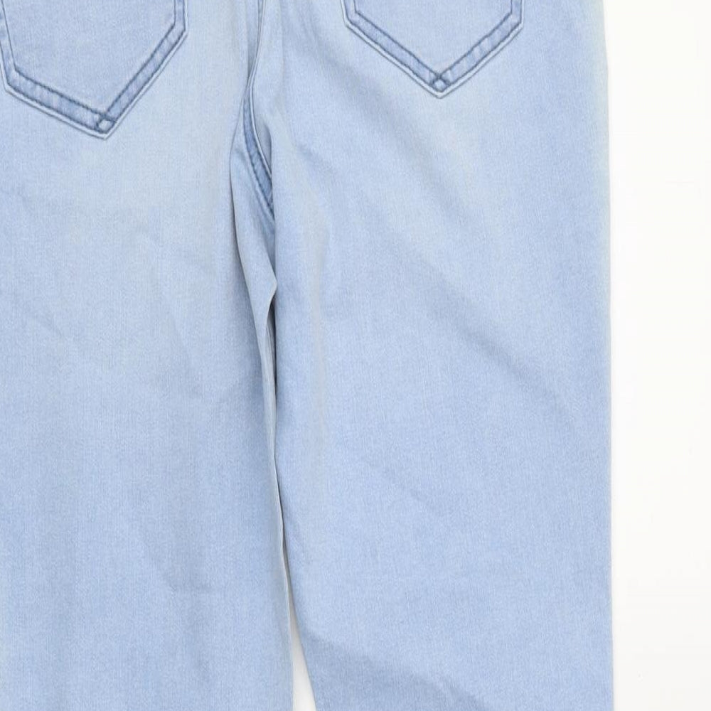 Preworn Womens Blue 100% Cotton Skinny Jeans Size 30 in L27 in Regular Zip