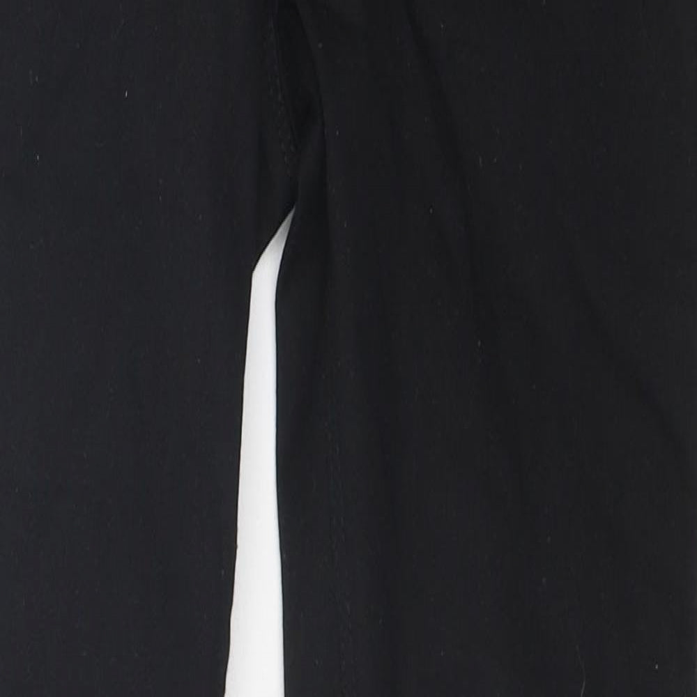 NEXT Womens Black 100% Cotton Skinny Jeans Size 8 L25 in Regular Zip
