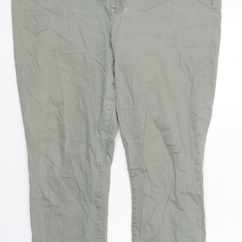 Gap Mens Green Cotton Skinny Jeans Size 30 in L27 in Regular Zip