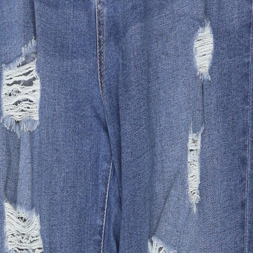 FOREVER 21 Womens Blue 100% Cotton Skinny Jeans Size 38 in L30 in Regular Zip