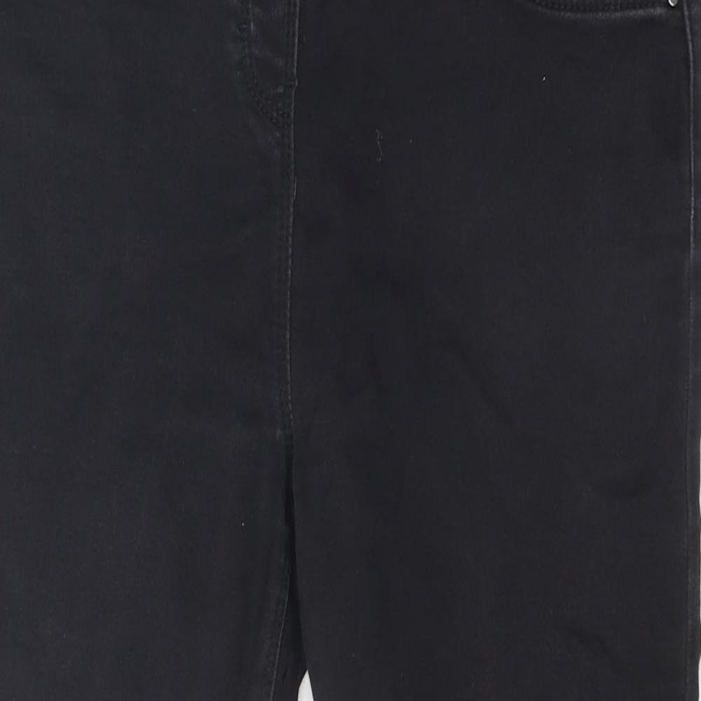 George Womens Black 100% Cotton Jegging Jeans Size 12 Regular