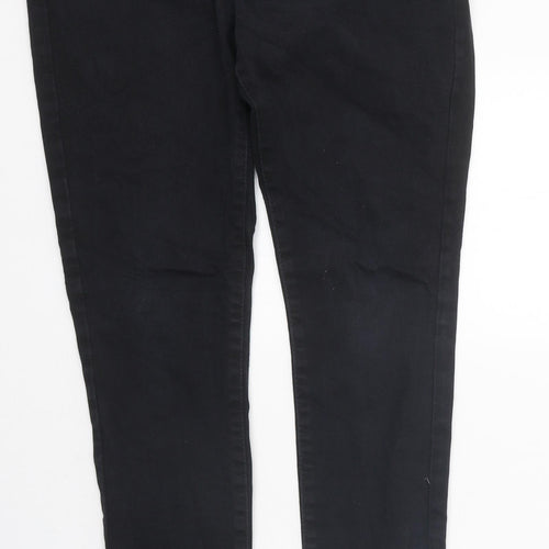 Preworn Mens Black Cotton Skinny Jeans Size 30 in L26 in Regular Zip