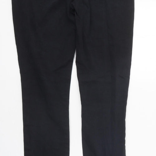 Preworn Mens Black Cotton Skinny Jeans Size 30 in L26 in Regular Zip