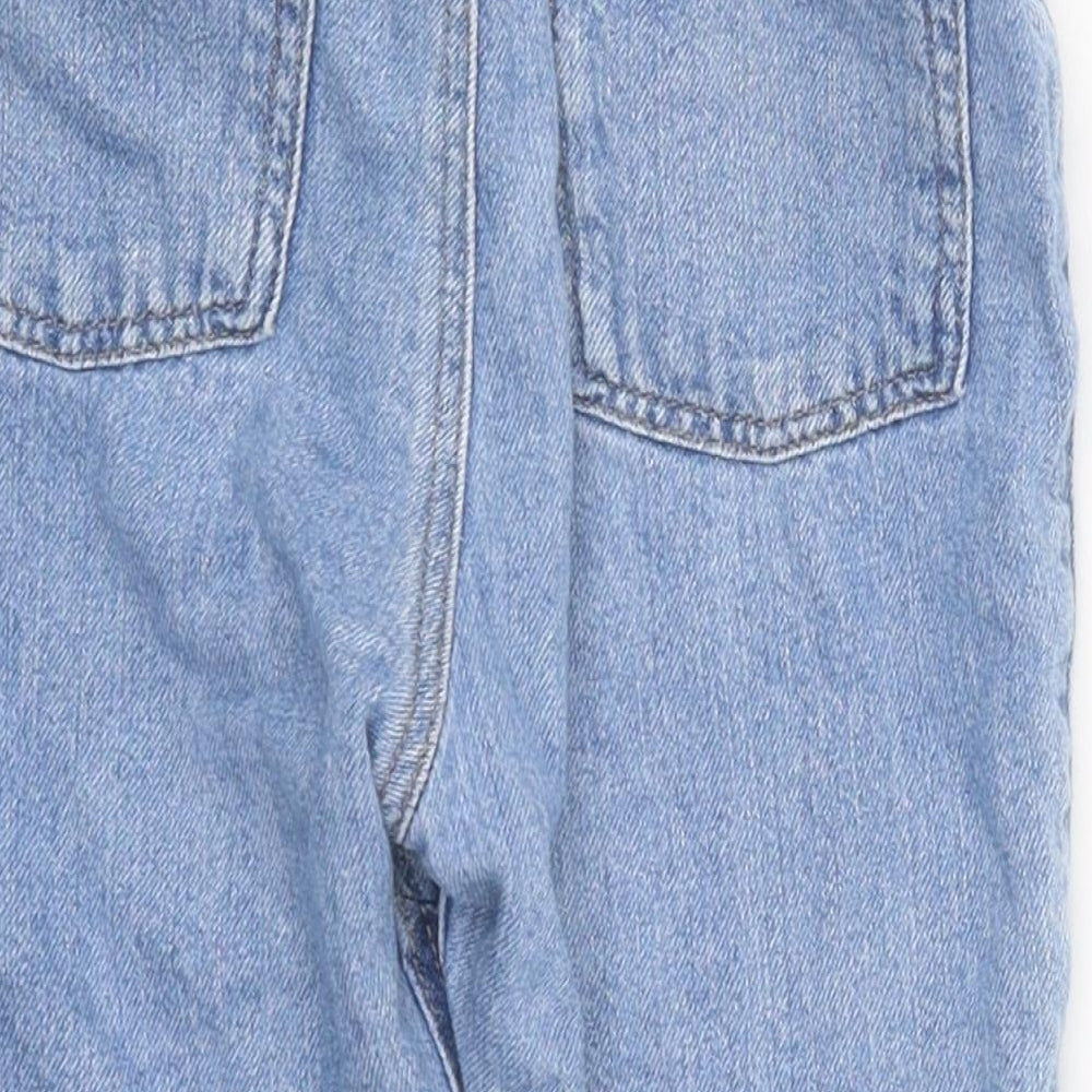 H&M Baby Blue 100% Cotton Capri Jeans Size 12-18 Months Pullover