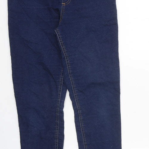 Marks and Spencer Womens Blue 100% Cotton Jegging Jeans Size 8 L27 in Regular
