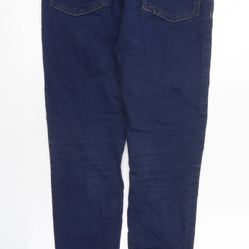 Marks and Spencer Womens Blue 100% Cotton Jegging Jeans Size 8 L27 in Regular