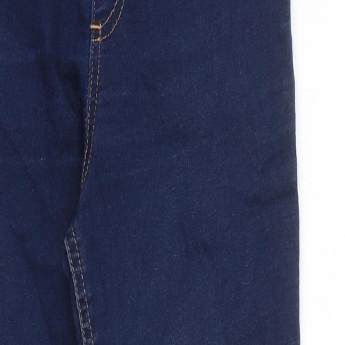 Marks and Spencer Womens Blue 100% Cotton Jegging Jeans Size 8 L27 in Regular