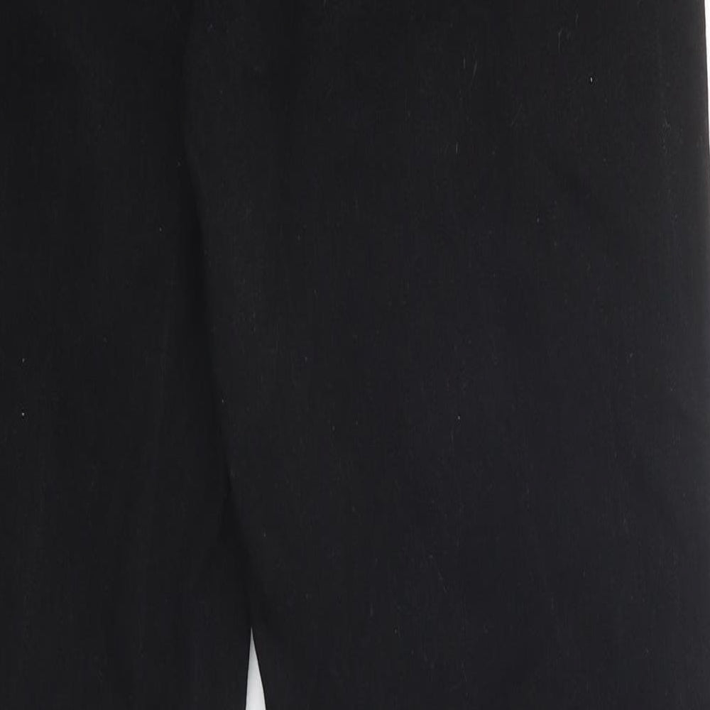 Burton Mens Black Cotton Straight Jeans Size 30 in L31 in Regular Zip