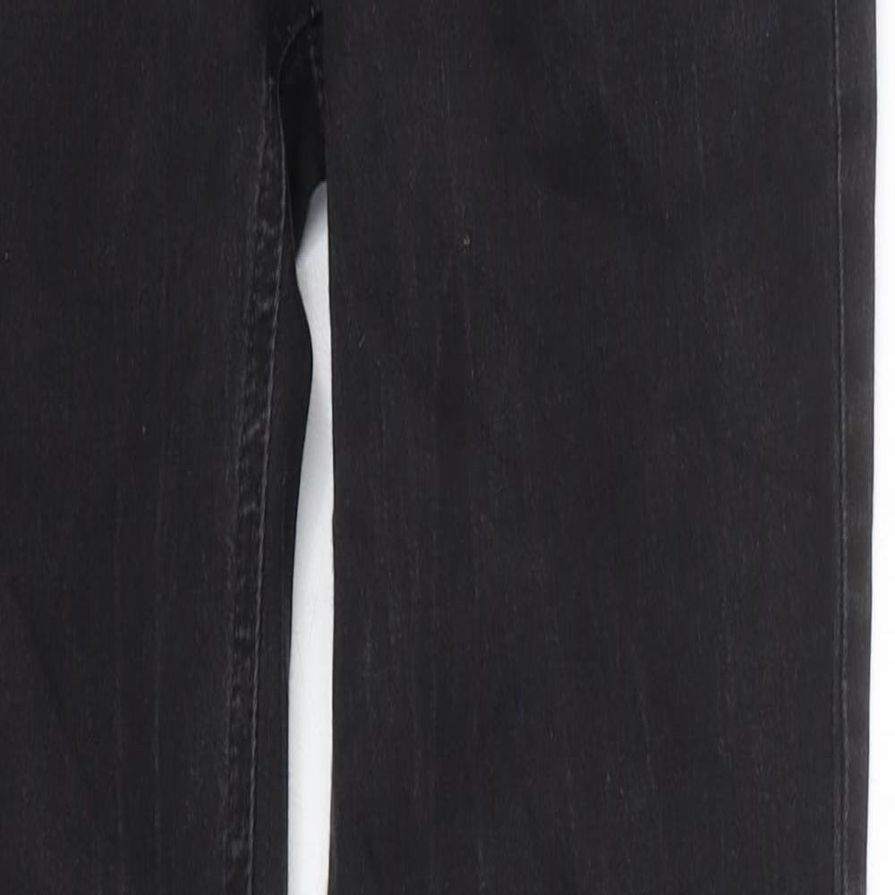 Amazing Women Womens Black 100% Cotton Skinny Jeans Size 10 L31 in Regular Zip