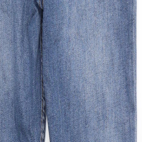 H&M Womens Blue 100% Cotton Skinny Jeans Size 30 in L31 in Regular Zip