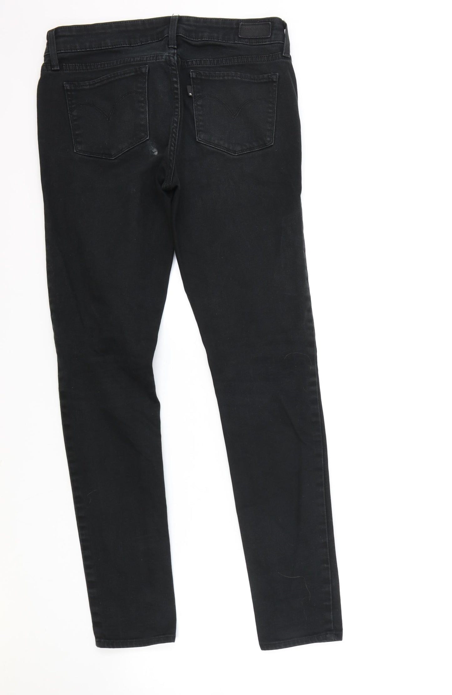 Levi's Mens Black Cotton Skinny Jeans Size 27 in L30 in Regular Zip