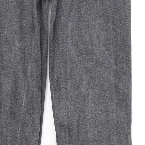 Topshop Womens Grey Cotton Skinny Jeans Size 26 in L30 in Regular Zip
