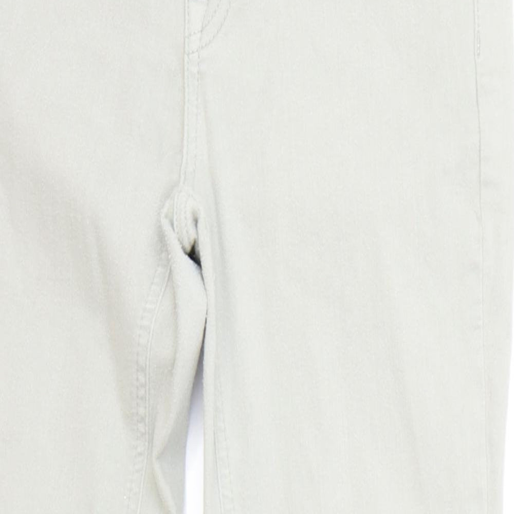 Barbour Womens Grey Cotton Skinny Jeans Size 26 in L24 in Regular Zip