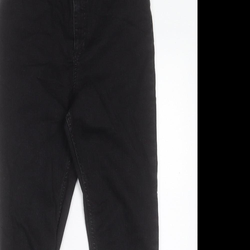ASOS Mens Black Cotton Skinny Jeans Size 30 in L30 in Regular Button